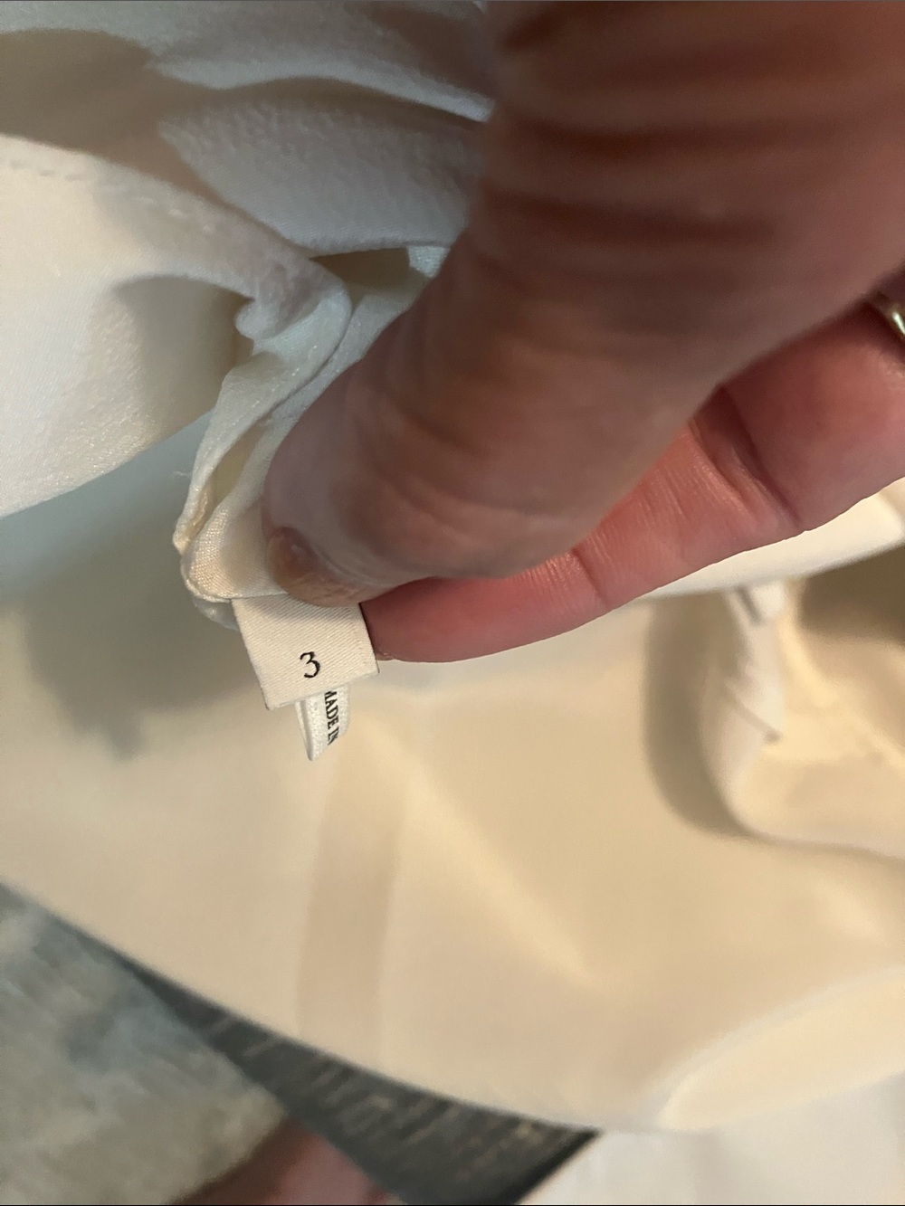 Sandro Cream Top with Orange and Light Blue Braid Trim - Picture 10 of 10